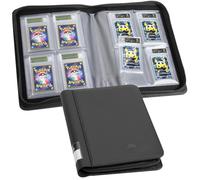 FunGuys Carpeta de tarjetas graduadas, soporte para 40 placas BGS, almacenamiento de tarjetas clasificadas de 6 bolsillos, carpeta de losas, álbum de vitrina clasificada para tarjetas PSA, colección