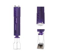 FunHub Extractor de teclas translúcido 2 en 1 para teclado mecánico intercambiable en caliente, fácil de quitar y reemplazar interruptor y herramienta de extracción de teclas, extractor de teclas de