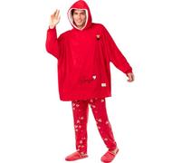 Funidelia Bata de Elmo - Barrio Sésamo para hombre y mujer, Licencia Oficial, Talla única, Barrio Sésamo, Películas & Series. Merchandising para regalar en Navidad y Cumpleaños.