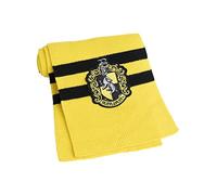 Funidelia | Bufanda Hufflepuff Harry Potter Oficial para Hombre y Mujer Hogwarts, Magos, Películas & Series - Color: Amarillo, Accesorio para Disfraz - Licencia: 100% Oficial
