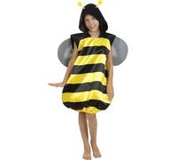Funidelia | Disfraz de Abeja para niño y niña Animales, Insectos, Bicho, Abeja - Disfraz para niños y divertidos accesorios para Fiestas, Carnaval y Halloween - Talla 5-6 años - Amarillo