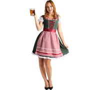 Funidelia | Disfraz de alemana para mujer Tirolés, Bávaro, Alemania - Disfraz para adultos y divertidos accesorios para Fiestas, Carnaval y Halloween - Talla S - Marrón
