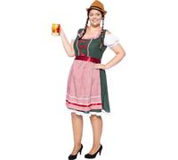 Funidelia | Disfraz de alemana para mujer Tirolés, Bávaro, Alemania - Disfraz para adultos y divertidos accesorios para Fiestas, Carnaval y Halloween - Talla XXL - Marrón