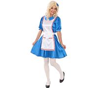 Funidelia | Disfraz de Alicia para hombre y mujer Alicia en el País de las maravillas - Disfraz para adultos y divertidos accesorios para Fiestas, Carnaval y Halloween - Talla S - Azul