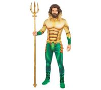 Funidelia | Disfraz de Aquaman con accesorios para hombre Superhéroes, DC Comics, Liga de la Justicia - Disfraz para adultos y divertidos accesorios para Fiestas, Carnaval y Halloween - Talla XL