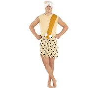 Funidelia | Disfraz de Bam-Bam - Los Picapiedra para hombre The Flintstones, Cavernícolas - Disfraz para adultos y divertidos accesorios para Fiestas, Carnaval y Halloween - Talla XL - Naranja