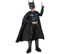 Funidelia | Disfraz de Batman Diamond Edition para niño Superhéroes, DC Comics- Disfraz para niños y divertidos accesorios para Fiestas, Carnaval y Halloween - Talla 10-12 años - Negro