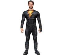 Funidelia | Disfraz de Black Adam - Dc comics para hombre Superhéroes, DC Comics, Villanos - Disfraz para adultos y divertidos accesorios para Fiestas, Carnaval y Halloween - Talla M - Negro
