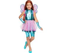 Funidelia | Disfraz de Bloom- Winx club para niña Dibujos Animados, Winx club, Películas & Series - Disfraz para niños y divertidos accesorios para Fiestas, Carnaval y Halloween - Talla 3-4 años