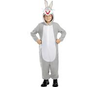 Funidelia | Disfraz de Bugs Bunny - Looney Tunes para niño y niña Dibujos Animados - Disfraces para niños, accesorios para Fiestas, Carnaval y Halloween - Talla 10-12 años - Gris/Plateado