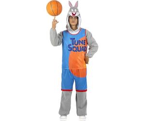 Funidelia | Disfraz de Bugs Bunny Space Jam - Looney Tunes para hombre y mujer Dibujos Animados - Disfraces para adultos, accesorios para Fiestas, Carnaval y Halloween - Talla L-XL - Gris/Plateado