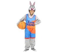 Funidelia | Disfraz de Bugs Bunny Space Jam - Looney Tunes para niño Dibujos Animados - Disfraces para niños, accesorios para Fiestas, Carnaval y Halloween - Talla 7-9 años - Gris/Plateado