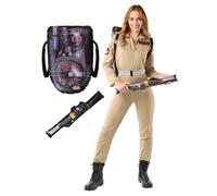 Funidelia Disfraz de Cazafantasmas para mujer, Licencia Oficial, Talla M Películas & Series, Fantasmas - Traje para adultos para fiestas, Carnaval y Halloween