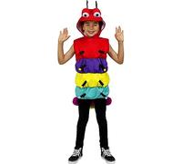 Funidelia | Disfraz de ciempiés para niño y niña Animales, Terror - Disfraz para niños y divertidos accesorios para Fiestas, Carnaval y Halloween - Talla 5-6 años
