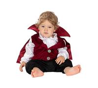 Funidelia | Disfraz de Conde Drácula para bebé Halloween, Terror, Dracula, Vampire - Disfraz para bebé y Divertidos Accesorios para Fiestas, Carnaval y Halloween - Talla 12-24 Meses - Negro