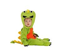 Funidelia | Disfraz de dinosaurio para bebé Animales, T-Rex, Jurassic Park - Disfraz para bebé y divertidos accesorios para Fiestas, Carnaval y Halloween - Talla 6-12 meses - Verde