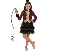 Funidelia | Disfraz de domadora para niña Domador, Circo, Original y Divertido - Disfraz para niños y divertidos accesorios para Fiestas, Carnaval y Halloween - Talla 10-12 años - Rojo