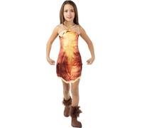 Funidelia | Disfraz de Eep - Los Croods para niña Dibujos Animados & Películas & Series - Disfraz para niños y divertidos accesorios para Fiestas, Carnaval y Halloween - Talla 10-12 años