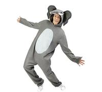 Funidelia | Disfraz de elefante para hombre y mujer Animales - Disfraz para adultos y divertidos accesorios para Fiestas, Carnaval y Halloween - Talla S - M - Gris/Plateado