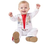 Funidelia Disfraz de Elvis para bebé Oficial - Incluye mono, Talla - Traje para bebé para fiestas, Carnaval y Halloween