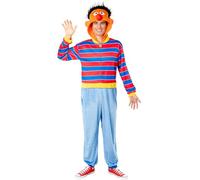 Funidelia | Disfraz de Epi - Barrio Sésamo para hombre y mujer Disfraz para adultos y divertidos accesorios para Fiestas, Carnaval y Halloween - Talla S - M