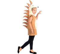 Funidelia | Disfraz de erizo para niño y niña Animales - Disfraz para niños y divertidos accesorios para Fiestas, Carnaval y Halloween - Talla 10-12 años - Marrón