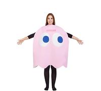 Funidelia | Disfraz de Fantasma Pac-Man Pinky para hombre y mujer Comecocos - Disfraz para adultos y accesorios para Fiestas, Despedida de Soltero, Carnaval y Halloween - Talla única - Rosa
