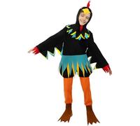 Funidelia | Disfraz de Gallo para niño y niña Animales, Gallina, Pollo, Gallo - Disfraz para niños y divertidos accesorios para Fiestas, Carnaval y Halloween - Talla 5-6 años - Negro