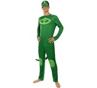Funidelia | Disfraz de Gekko - Pj Masks para hombre Dibujos Animados - Disfraz para adultos y divertidos accesorios para Fiestas, Carnaval y Halloween - Talla L - Verde