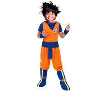 Funidelia | Disfraz de Goku - Dragon Ball para niño Son Goku & Bola de Dragón - Disfraz para niños y divertidos accesorios para Fiestas, Carnaval y Halloween - Talla 5-6 años