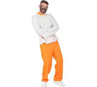 Funidelia | Disfraz de Hannibal Lecter - El silencio de los corderos para hombre Disfraz para adultos y divertidos accesorios para Fiestas, Carnaval y Halloween - Talla única - Naranja