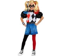 Funidelia | Disfraz de Harley Quinn para niña Superhéroes, DC Comics, Suicide Squad - Disfraz para niños y divertidos accesorios para Fiestas, Carnaval y Halloween - Talla 3-4 años - Negro