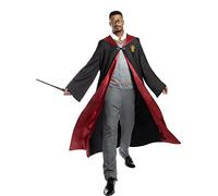Funidelia | Disfraz de Harry Potter para hombre y mujer, Magos, Gryffindor, Hogwarts - Disfraz para adultos y divertidos accesorios para Fiestas, Carnaval y Halloween - Talla XL - Negro