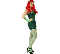 Funidelia | Disfraz de Hiedra Venenosa Oficial para Mujer Talla XL Superhéroes, DC Comics, Villanos, Poison Ivy - Color: Multicolor - Licencia: 100% Oficial