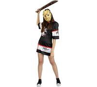 Funidelia | Disfraz de Jason Viernes 13 Hockey Oficial para Mujer Talla M Friday The 13th, Películas de Miedo, Terror - Color: Negro - Licencia: 100% Oficial