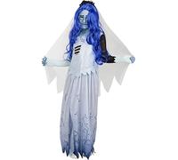 Funidelia | Disfraz de La Novia Cadáver para niña Terror, Corpse Bride, Zombie - Disfraz para niños y divertidos accesorios para Fiestas, Carnaval y Halloween - Talla 3-4 años - Blanco