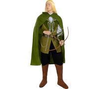 Funidelia | Disfraz de Legolas - Señor de los Anillos Hombre Hobbit, Lord of The Rings - Disfraz para Adultos y Divertidos Accesorios para Fiestas, Carnaval y Halloween - Talla L - Gris/Plateado