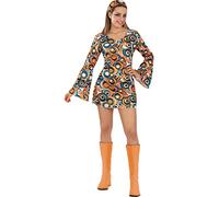 Funidelia | Disfraz de los Años 70 casual para mujer Música Disco, Abba, Bee Gees, Décadas - Disfraz para adultos y divertidos accesorios para Fiestas, Carnaval y Halloween - Talla M - L - Rosa