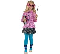Funidelia | Disfraz de Luna Lovegood para niña Luna Lovegood, Harry Potter, Hogwarts - Disfraz para niños y divertidos accesorios para Fiestas, Carnaval y Halloween - Talla 7-9 años - Rosa