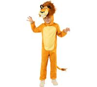 Funidelia | Disfraz de Madagascar Alex el León para niño Dibujos Animados & Madagascar - Disfraz para niños y divertidos accesorios para Fiestas, Carnaval y Halloween - Talla 5-6 años