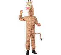 Funidelia | Disfraz de Madagascar Melman la Jirafa para niño y niña Dibujos Animados & Madagascar - Disfraz para niños y divertidos accesorios para Fiestas, Carnaval y Halloween - Talla 7-9 años