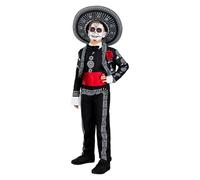 Funidelia Disfraz de Mariachi para niño con sombrero, Traje del Día de los Muertos infantil, Disfraces de Carnaval, Halloween y Fiestas - Talla 5-6 años