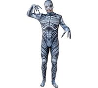 Funidelia Disfraz de monstruo segunda piel para hombre, Talla M Halloween, Terror - Traje para adultos para fiestas, Carnaval y Halloween