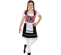 Funidelia | Disfraz de Oktoberfest para niña Tirolés, Bávaro, Alemania - Disfraz para niños y divertidos accesorios para Fiestas, Carnaval y Halloween - Talla 7-9 años - Verde