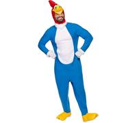 Funidelia | Disfraz de Pájaro loco - Woody Woodpecker para hombre y mujer Woody Woodpecker - Disfraz para adultos y divertidos accesorios para Fiestas, Carnaval y Halloween - Talla L - XL - Azul