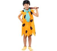 Funidelia Disfraz de Pedro Picapiedra - Los Picapiedra para niño, Licencia Oficial, Talla 7-9 años The Flintstones, Dibujos Animados - Traje para niños para fiestas, Carnaval y Halloween