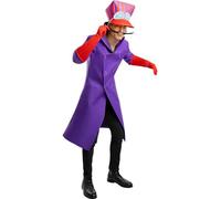 Funidelia | Disfraz de Pierre Nodoyuna - Los Autos Locos para hombre Wacky Races - Disfraz para adultos y divertidos accesorios para Fiestas, Carnaval y Halloween - Talla XL - Morado
