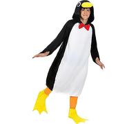 Funidelia | Disfraz de pingüino para hombre y mujer Animales, Polo Sur - Disfraz para adultos y divertidos accesorios para Fiestas, Carnaval y Halloween - Talla S - M - Negro