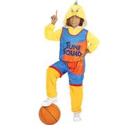 Funidelia | Disfraz de Piolín Space Jam - Looney Tunes para niño Dibujos Animados - Disfraces para niños, accesorios para Fiestas, Carnaval y Halloween - Talla 7-9 años - Amarillo