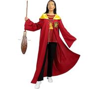 Funidelia | Disfraz de Quidditch para adultos - Harry Potter para hombre y mujer Magos, Gryffindor, Hogwarts - Disfraces para adultos, accesorios para Fiestas, Carnaval y Halloween - Granate